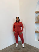 IM Sculpt Leggings Set (Rust)